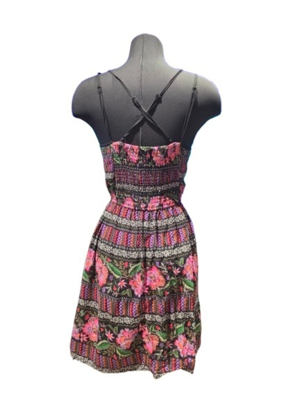 Xhilaration Boho Floral Strappy Sundress XXL - Picture 2 of 6